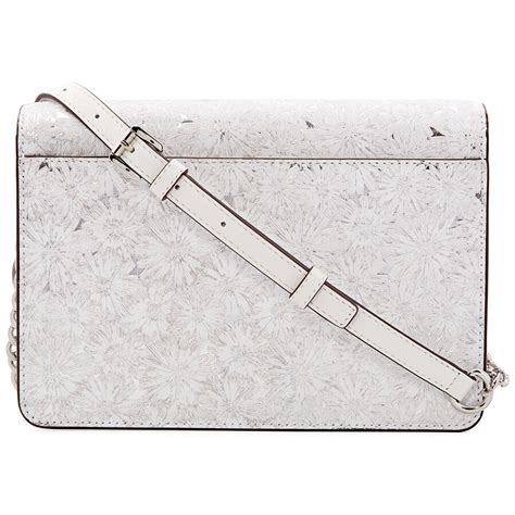 michael kors tasche white flowers|michael kors purses silver.